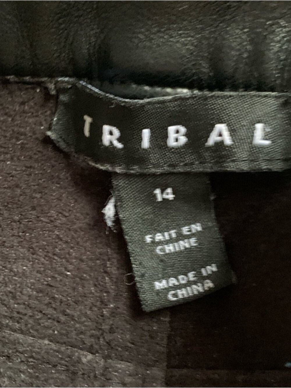 Tribal Faux Leather Pants - Picture 6 of 8